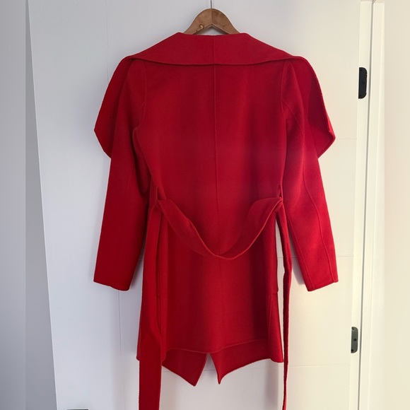 BCBG Red wrap coat - Picture 2 of 3